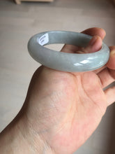 Load image into Gallery viewer, 53.4mm Certified Type A 100% Natural icy watery light green purple jadeite Jade bangle BK121-3399