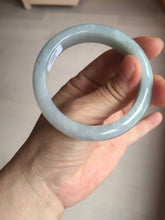 Load image into Gallery viewer, 53.4mm Certified Type A 100% Natural icy watery light green purple jadeite Jade bangle BK121-3399