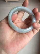 Load image into Gallery viewer, 53.4mm Certified Type A 100% Natural icy watery light green purple jadeite Jade bangle BK121-3399