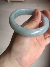 Load image into Gallery viewer, 53.4mm Certified Type A 100% Natural icy watery light green purple jadeite Jade bangle BK121-3399