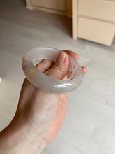 Load image into Gallery viewer, 52mm 100% natural icy light purple/pink Quartzite (Shetaicui jade) bangle SY54