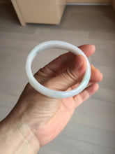 Load image into Gallery viewer, 52mm certified Type A 100% Natural green/purple/white oval Jadeite Jade bangle BM57-0280