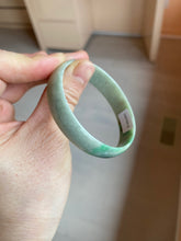 Load image into Gallery viewer, 52.5mm certified 100% natural Type A sunny green red yellow thin jadeite jade bangle GL19-1-4129
