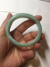 Load image into Gallery viewer, 50.5mm certified 100% natural Type A sunny green oval jadeite jade bangle PC21-0169