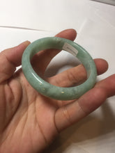 Load image into Gallery viewer, 50.5mm certified 100% natural Type A sunny green oval jadeite jade bangle PC21-0169