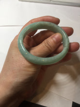 Load image into Gallery viewer, 50.5mm certified 100% natural Type A sunny green oval jadeite jade bangle PC21-0169