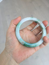 Load image into Gallery viewer, 60.2mm certified Type A 100% Natural light green sunny green light purple Jadeite Jade bangle BK138-5279