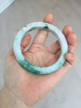 Load image into Gallery viewer, 60.2mm certified Type A 100% Natural light green sunny green light purple Jadeite Jade bangle BK138-5279