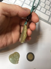 Load image into Gallery viewer, 100% Natural type A yellow green happy buddha jadeite Jade pendant AX159