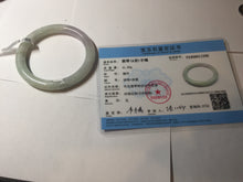 Load image into Gallery viewer, 55mm certified 100% natural type A green/purple/brown round cut jadeite jade bangle AU32-1339