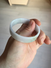 Load image into Gallery viewer, 51mm Certified Type A 100% Natural light purple/white square Jadeite Jade bangle BN93-2719