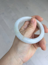Load image into Gallery viewer, 54.5mm Certified Type A 100% Natural white purple Jadeite bangle AY130-6662