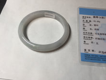 Load image into Gallery viewer, 52mm certified Type A 100% Natural green/purple/white oval Jadeite Jade bangle BM57-0280