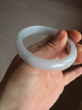 Load image into Gallery viewer, 52mm certified Type A 100% Natural green/purple/white oval Jadeite Jade bangle BM57-0280
