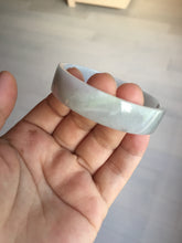 Load image into Gallery viewer, 51mm Certified Type A 100% Natural light purple/white square Jadeite Jade bangle BN94-2711