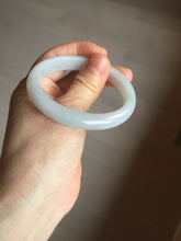 Load image into Gallery viewer, 52mm certified Type A 100% Natural green/purple/white oval Jadeite Jade bangle BM57-0280