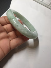 Load image into Gallery viewer, 57mm Certified Type A 100% Natural light green jadeite Jade bangle PA132-(6557)
