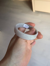 Load image into Gallery viewer, 51mm Certified Type A 100% Natural light purple/white square Jadeite Jade bangle BN94-2711