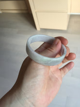 Load image into Gallery viewer, 51mm Certified Type A 100% Natural light purple/white square Jadeite Jade bangle BN94-2711