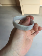 Load image into Gallery viewer, 51mm Certified Type A 100% Natural light purple/white square Jadeite Jade bangle BN94-2711