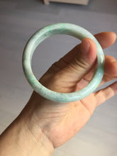 Load image into Gallery viewer, 58mm Certificate 100% natural type A sunny green brown jadeite jade bangle D139-4022