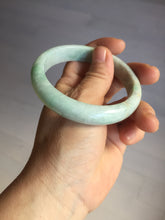 Load image into Gallery viewer, 58mm Certificate 100% natural type A sunny green brown jadeite jade bangle D139-4022