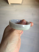 Load image into Gallery viewer, 51mm Certified Type A 100% Natural light purple/white square Jadeite Jade bangle BN95-2713