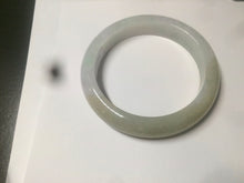 Load image into Gallery viewer, 55.9mm Certified Type A 100% Natural white/green/yellow early spring morning color Jadeite Jade bangle A105-5066