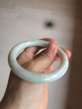 Load image into Gallery viewer, 54.8mm certified 100% natural type A light green/purple/yellow round cut jadeite jade bangle D124-8929