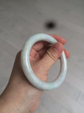 Load image into Gallery viewer, 54.8mm certified 100% natural type A light green/purple/yellow round cut jadeite jade bangle D124-8929