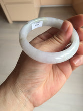 Load image into Gallery viewer, 51.5mm certified 100% natural type A icy watery light green/purple jadeite jade bangle BQ1-8154