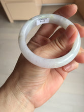 Load image into Gallery viewer, 51.5mm certified 100% natural type A icy watery light green/purple jadeite jade bangle BQ1-8154