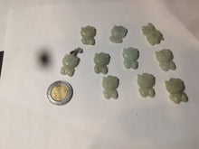 Load image into Gallery viewer, Type A 100% Natural light green jadeite jade cat kitty pendant BG43