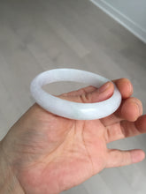 Load image into Gallery viewer, 52mm certified Type A 100% Natural green/purple/white oval Jadeite Jade bangle BM58-0261