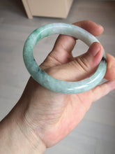 Load image into Gallery viewer, 57mm Certificated sunny green/dark green/white jadeite jade bangle BK119-8242