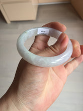 Load image into Gallery viewer, 51.5mm certified 100% natural type A icy watery light green/purple jadeite jade bangle BQ1-8154