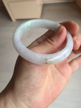 Load image into Gallery viewer, 51.5mm certified 100% natural type A icy watery light green/purple jadeite jade bangle BQ1-8154