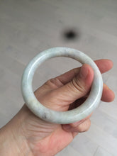 Load image into Gallery viewer, 56.8mm certified 100% natural type A light green/purple/yellow chubby round cut jadeite jade bangle D123-8923