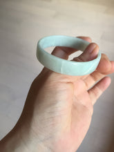 Load image into Gallery viewer, 51mm Certified Type A 100% Natural light purple/white square Jadeite Jade bangle BN98-2703