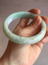 Load image into Gallery viewer, 60.8mm 100% natural type A certified sunny green orange jadeite jade bangle BL38-0255
