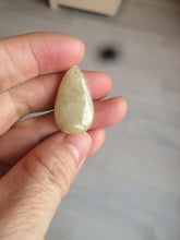 Load image into Gallery viewer, 100% natural icy watery green purple white yellow type A jadeite jade water drop/blessed melon/bamboo pendant necklace group BG45