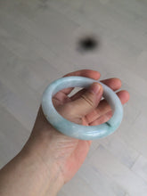 Load image into Gallery viewer, 61mm Certified Type A 100% Natural light green/white jadeite Jade bangle AX80-4362