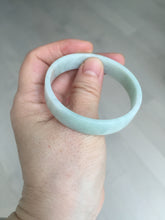 Load image into Gallery viewer, 51mm Certified Type A 100% Natural light purple/white square Jadeite Jade bangle BN98-2703