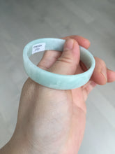 Load image into Gallery viewer, 51mm Certified Type A 100% Natural light purple/white square Jadeite Jade bangle BN98-2703
