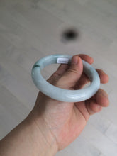 Load image into Gallery viewer, 61mm Certified Type A 100% Natural light green/white jadeite Jade bangle AX80-4362