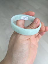 Load image into Gallery viewer, 51mm Certified Type A 100% Natural light purple/white square Jadeite Jade bangle BN98-2703