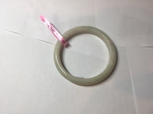 Load image into Gallery viewer, 57.9mm certified Type A 100% Natural beige yellow Jadeite Jade bangle G45-6731