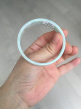Load image into Gallery viewer, 51mm Certified Type A 100% Natural light purple/white square Jadeite Jade bangle BN98-2703