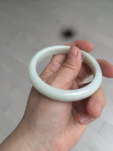 Load image into Gallery viewer, 56mm Certified type A 100% Natural green/yellow Jadeite bangle D122-8933
