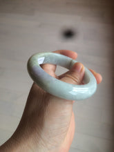 Load image into Gallery viewer, 54.8mm  certified type A 100% Natural green/yellow/purple(FU LU SHOU) jadeite jade bangle M82-2114